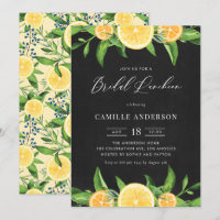 Déjeuner nuptial de citron et d'orange