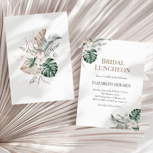 Invitation Déjeuner nuptial de l'orchidée tropicale