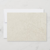 Invitation Déjeuner nuptial de poisson et de ruban (Dos)