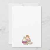 Invitation Déjeuner nuptial de poterie (Dos)