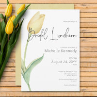 Déjeuner nuptial moderne de la Tulipe Jaune