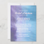 Invitation Déjeuner nuptial | Pastel Lavender Purple Bleu (Devant)