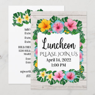 Invitation Déjeuner ou toute autre occasion - Voir Retour Inv