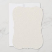 Invitation Déjeuner Rustique Monogram Wreath (Dos)