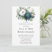 Invitation Déjeuner turquoise de Bridesservatrices de la Pein (Debout devant)