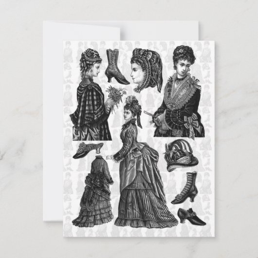 Invitation Déjeuner victorien (Devant)