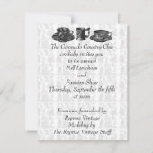 Invitation Déjeuner victorien (Dos)