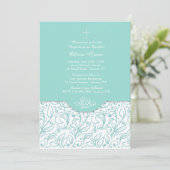 Invitation d'élégance turquoise (Debout devant)