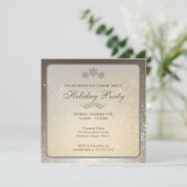 Invitation d'Elegant Holiday Party Company (Debout devant)