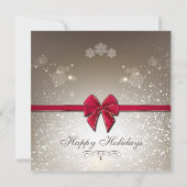 Invitation d'Elegant Holiday Party Company (Dos)
