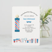 Invitation d'éléments d'atelier de coiffure (Debout devant)