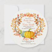 Invitation d'éléments d'automne (Devant)