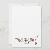 Invitation d'éléments de douche de chute (Dos)