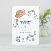 Invitation d'éléments de pêche (Debout devant)