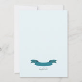 Invitation d'éléments d'hiver (Dos)