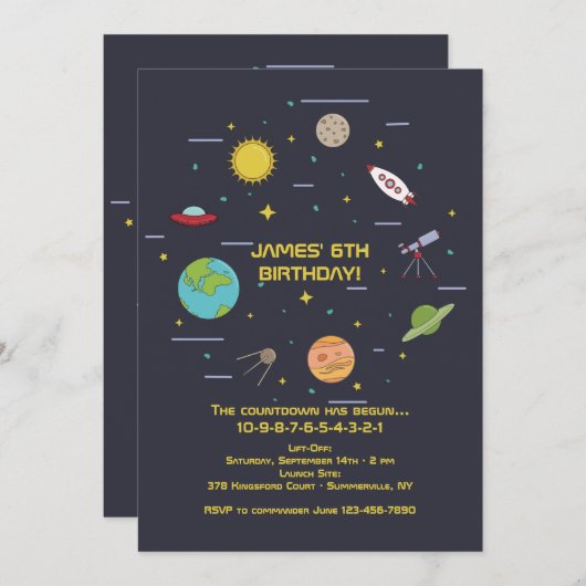 Invitation d'éléments spatiaux (Devant / Derrière)