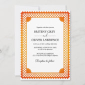 Invitation Délicat désherbage de Papel Picado doré (Devant)