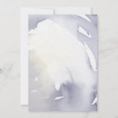 Invitation Délicat Pastel Aquarelle Florale fête de graduatio (Dos)