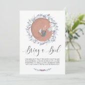 Invitation Délicat renard botanique Apportez un livre (Debout devant)