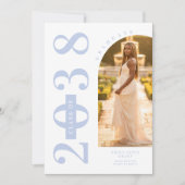 Invitation Delicate Arch MInimalist Grad Light Blue Shades (Devant)