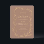 Invitation Délicate étoile botanique de David Bar Bat mitzvah<br><div class="desc">Carte parfaite pour annoncer un bat mitzvah, bar mitzvah ou une autre célébration juive ! L'art délicat de trame feuille dessinée à la main pour vous! ENTIÈREMENT PERSONNALISABLE ! Cliquez sur "Personnaliser" ci-dessus pour modifier le texte. Cliquez sur "modifier à l'aide de l'outil de conception" pour ajuster les polices, les...</div>