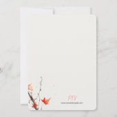 Invitation Delicate Fall Wedding (Dos)