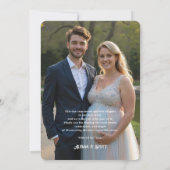 Invitation Delicate Floral Pink & Blue Shades Gender Reveal (Dos)