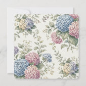 Invitation Delicate Hydrangea Flowers Bridal Shower (Dos)
