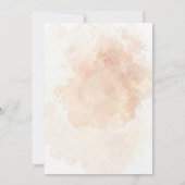 Invitation Delicate Pink Shades Glitter Glass Effect Rose  (Dos)