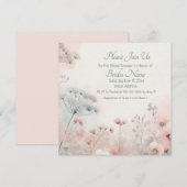 Invitation Delicate Queen Ann's Lace Bridal Shower (Devant / Derrière)