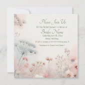 Invitation Delicate Queen Ann's Lace Bridal Shower (Devant)