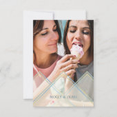 Invitation Delicate Transparency Effect on Romantic Couple (Devant)