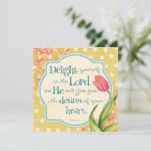 Invitation Délice dans le Seigneur - Personnalisé (Debout devant)