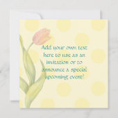 Invitation Délice dans le Seigneur - Personnalisé (Dos)