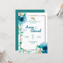 Délice de roses bleues à l'aquarelle