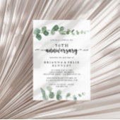 Invitation Délice Eucalyptus 50e anniversaire de mariage  