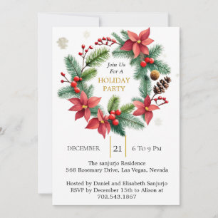 Invitation Délices de Père Noël Fantaisistes : Personnalisez