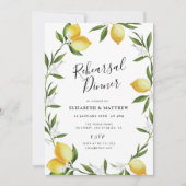 Invitation délicieuse préparation de la feuille de citron dîn (Devant)