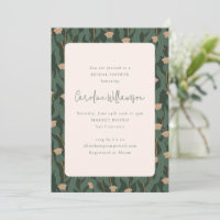 Délicieux mariage fleuri vert forêt vintage