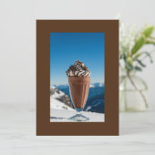 Invitation delicious ice cream (Debout devant)