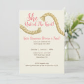 Invitation Délier L'Invitation De La Fête Du Divorce Du Noeud (Debout devant)