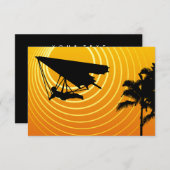 Invitation deltaplane de scène solaire (Devant / Derrière)