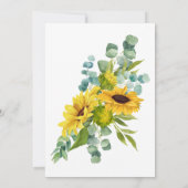 Invitation Demain Nous Faisons Un Dîner De Répétition Florale (Dos)