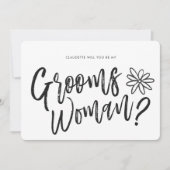 Invitation Demande à la femme d'honneur pour la fête de maria (Devant)