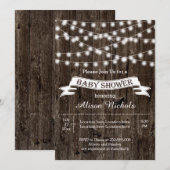 Invitation Demande de baby shower (Devant / Derrière)