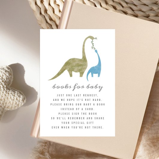 Invitation Demande de Baby shower de Dinosaure pour bébé mama