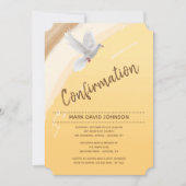 Invitation Demande de confirmation de la colombe d'aquarelle (Devant)