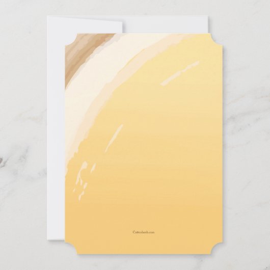 Invitation Demande de confirmation de la colombe d'aquarelle (Dos)