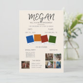 Invitation Demande de Demoiselle d'Honneur (Debout devant)