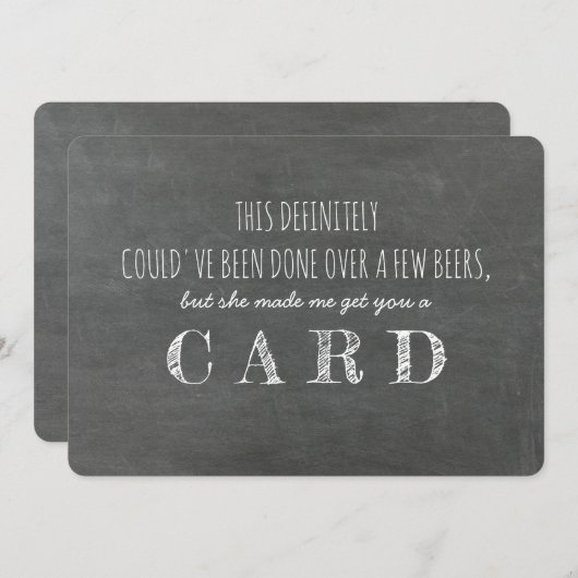 Invitation Demande de GARÇON D'HONNEUR drôle (Devant / Derrière)